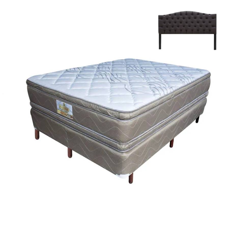 Cama Golden King + Regalo Respaldar Montreal King