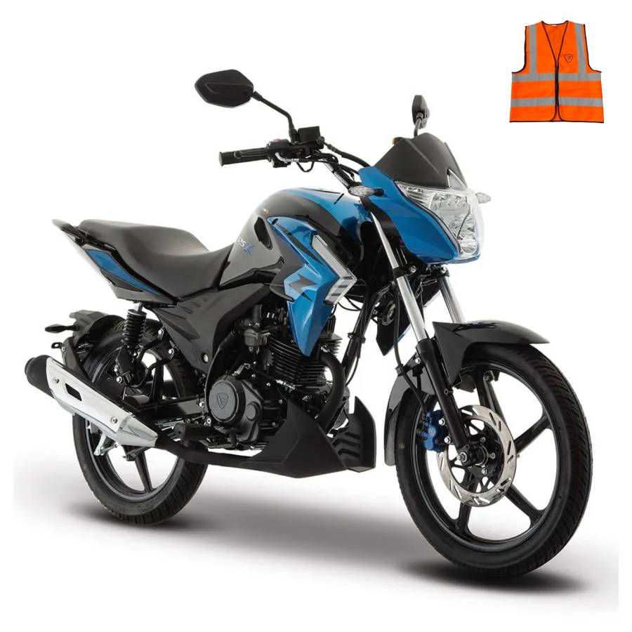 Motocicleta Italika 125Z Azul